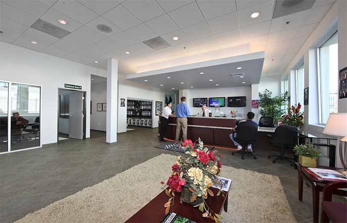 I-5 Self Storage lobby and front desk.